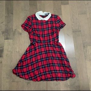 Plaid Collared dress